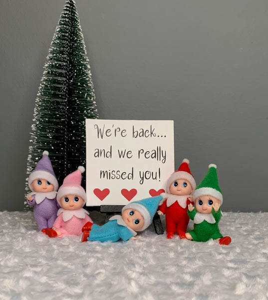 Elf Toddlers with Certificate from Santa